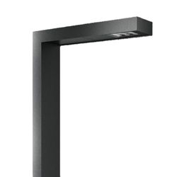 Bergmeister Planea Maxi LS – Luminaire sur crosse, Montage en tête de mât sur pièce d'ancrage séparée ou platine à bride, Extérieur