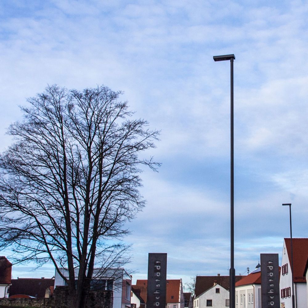 Bergmeister Planus I Midi ML – Mast- und Wandleuchte, Mastaufsatzmontage oder Wandmontage, Aussenbereich