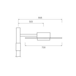 Bergmeister Grafing I AL – Bracket luminaire, Post-top mounting, outdoor use