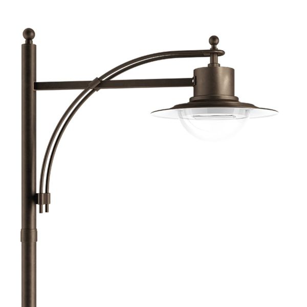 Bergmeister Tektus Midi – Luminaire sur crosse et sur mât, Montage en tête de mât ou mural, Extérieur