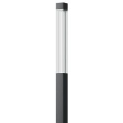 Bergmeister Canna Q 180 LS – Borne lumineuse à émission périphérique, embase de borne avec pièce d'ancrage ou platine à bride, Extérieur