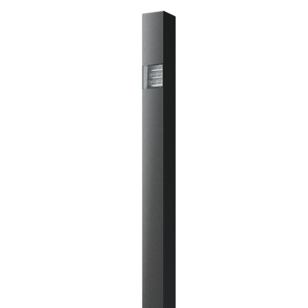 Bergmeister Canna Q 200 LS – Borne lumineuse, embase de borne ou platine à bride, Extérieur