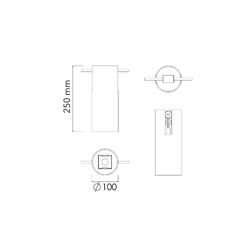 Bergmeister Canna 100 SL – Luminaire suspendu sur câble, montage sur câble, Extérieur