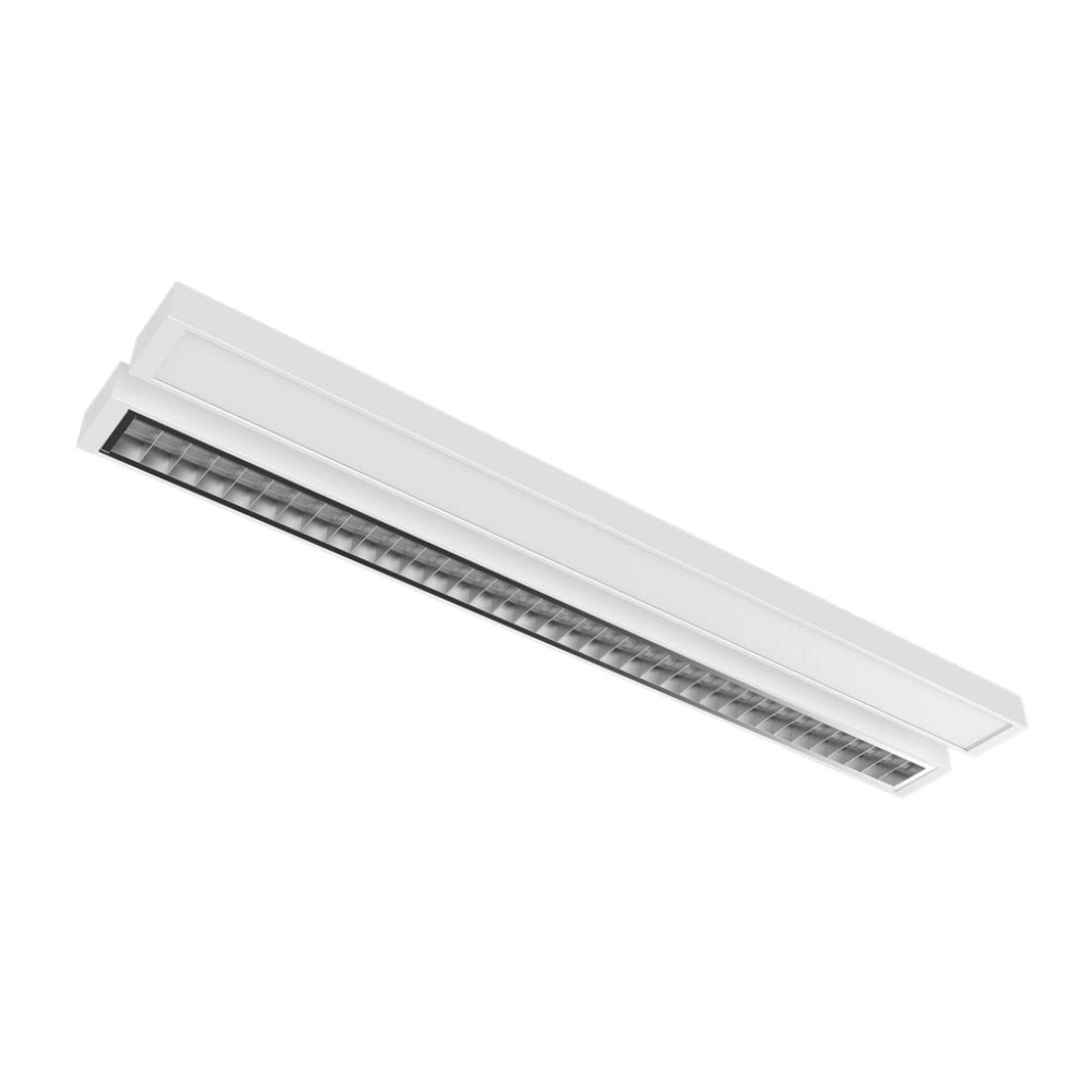 SANlicht TEC Brünig Single Raster – Luminaire linéaire, Intérieur