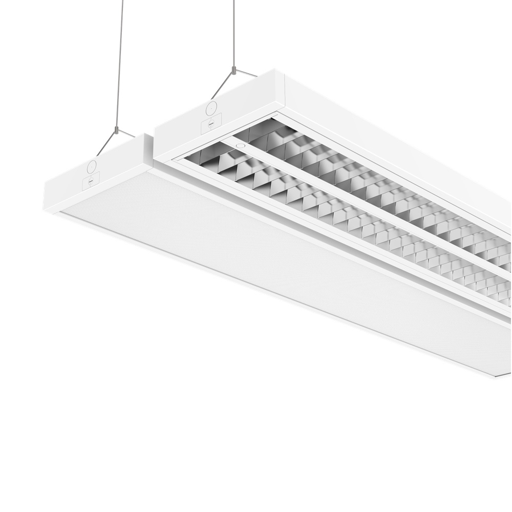 SANlicht TEC Brünig Double Raster – Linearleuchte, Innenbereich