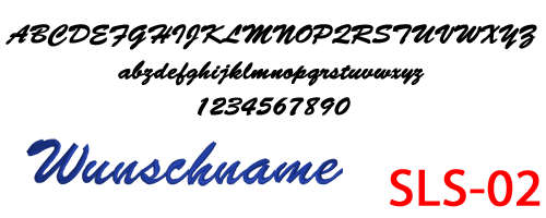Schriftart Brush Script mit Auswahlcode