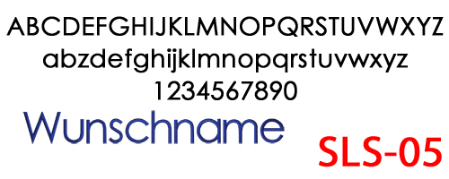 Schriftart Century mit Auswahlcode