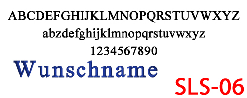 Schriftart Times mit Auswahlcode