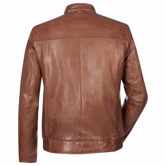 Herren Lederjacke Milestone Lucano Frontansicht