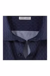 OLYMP Level Five Garment Washed Body Fit Hemd marine