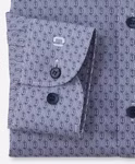 OLYMP Level Five Body fit Business-Hemd in Blau mit Muster OLYMP Level Five Body fit Business-Hemd in Blau mit Muster Detail Ärmel