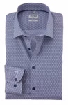 OLYMP Level Five Body fit Business-Hemd in Blau mit Muster OLYMP Level Five Body fit Business-Hemd in Blau mit Muster