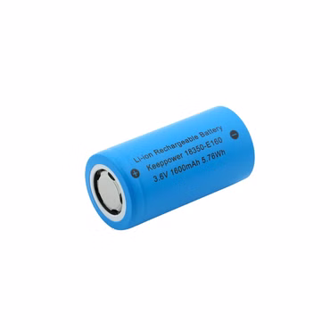 18350-E160 - 1600mAh 3,6V - 3,7V Lithium-Ionen-Zelle 3A (ohne Schutzelektronik)