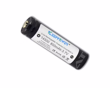 Keeppower 14500 - 800mAh. 3.7V Li-Ionen-Akku geschützt Keeppower 14500 - 800mAh. 3.7V Li-Ionen-Akku geschützt