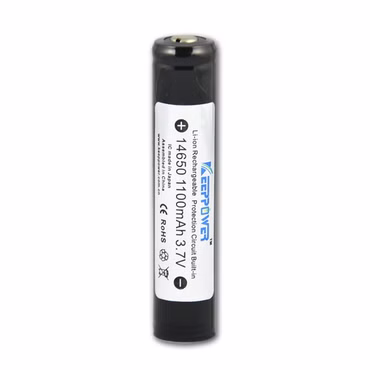 Keeppower 14650 - 1100mAh. 3.6V - 3.7V Li-Ionen-Akku PCB geschützt Keeppower 14650 - 1100mAh. 3.6V - 3.7V Li-Ionen-Akku PCB geschützt