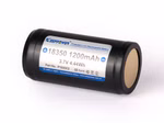 Keeppower 18350 - 1200mAh. 3.6V - 3.7V Li-Ionen-Akku geschützt
