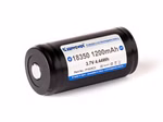 Keeppower 18350 - 1200mAh. 3.6V - 3.7V Li-Ionen-Akku geschützt