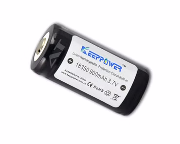 Keeppower 18350 - 900mAh. 3.7V Li-Ion-Akku PCB geschützt Keeppower 18350 - 900mAh. 3.7V Li-Ion-Akku PCB geschützt