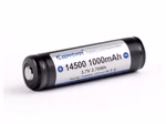 Keeppower 14500 - 1000 mAh. 3.6 - 3.7V Li-Ion-Akku PCB geschützt Keeppower 14500 - 1000 mAh. 3.6 - 3.7V Li-Ion-Akku PCB geschützt