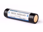 Keeppower 18650 - 3400mAh. P1834C 3.6V - 3.7V Li-Ion-Akku geschützt