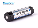 Keeppower 18650 - 3400mAh. P1834C 3.6V - 3.7V Li-Ion-Akku geschützt Keeppower 18650 - 3400mAh. P1834C 3.6V - 3.7V Li-Ion-Akku geschützt