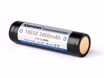 Keeppower 18650 - 3400mAh. 3.6V - 3.7V Li-Ion-Akku geschützt