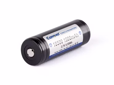Keeppower 18500 - 1500mAh. 3.6V - 3.7V Li-Ionen-Akku geschützt Keeppower 18500 - 1500mAh. 3.6V - 3.7V Li-Ionen-Akku geschützt