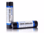 Keeppower 18650 Niedrigtemperatur Li-Ionen 3.6V - 3.7V  2900mAh Akku PCB geschützt.