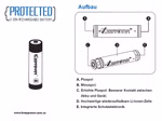 Keeppower 18650 Niedrigtemperatur Li-Ionen 3.6V - 3.7V 2900mAh Akku PCB geschützt. Keeppower 18650 Niedrigtemperatur Li-Ionen 3.6V - 3.7V 2900mAh Akku PCB geschützt.