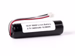 Keeppower 1S1P 18650 3400mAh 3.6V - 3.7V  Li-Ion-Akku PCB/BMS geschützt mit Kabelanschluss