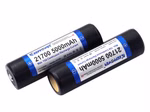 Keeppower 21700 R 15A 5000mAh 3.6V - 3.7V Li-Ion-Akku PCB geschützt (Pluspol erhöht)