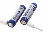 Keeppower 18650 - 3200mAh. Li-Ionen 3.7V - 3.6V - PCB geschützt mit USB Lademöglichkeit P1832U Keeppower 18650 - 3200mAh. Li-Ionen 3.7V - 3.6V - PCB geschützt mit USB Lademöglichkeit P1832U