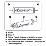 Keeppower 16650 mit 2100mAh 3.6V - 3.7V Li-Ion-Akku geschützt (Pluspol erhöht) Keeppower 16650 mit 2100mAh 3.6V - 3.7V Li-Ion-Akku geschützt (Pluspol erhöht)
