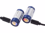 Keeppower 16340 - 800mAh. 3.6V - 3.7V Li-Ionen-Akku mit USB Ladefunktion und Schutzelektronik Keeppower 16340 - 800mAh. 3.6V - 3.7V Li-Ionen-Akku mit USB Ladefunktion und Schutzelektronik
