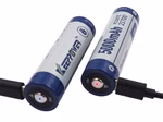 Keeppower 21700 - 5000mAh. Li-Ionen 3.7V - 3.6V - PCB geschützt mit USB-C Lademöglichkeit P2150TC