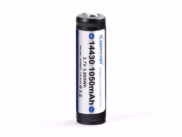 Keeppower 14430 - 1050mAh 3.6V - 3.7V Li-Ionen-Akku mit Schutzelektronik P1443C3 Keeppower 14430 - 1050mAh 3.6V - 3.7V Li-Ionen-Akku mit Schutzelektronik P1443C3