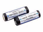 Keeppower 14430 - 1050mAh 3.6V -  3.7V Li-Ionen-Akku mit Schutzelektronik P1443C3