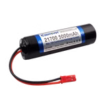 Keeppower 1S1P 21700-5000mAh 3.6V - 3.7V  Li-Ion-Akku PCB/BMS geschützt mit Kabelanschluss und JST Stecker