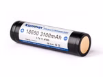 Keeppower 18650 - 3100mAh. 3.7V Li-Ionen-Akku geschützt - erhöhter Pluspol Keeppower 18650 - 3100mAh. 3.7V Li-Ionen-Akku geschützt - erhöhter Pluspol