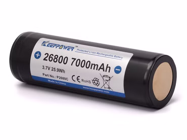Keeppower 26800-7000 mAh | 3,6V-3,7V Li-ionen Akku PCB² geschützt | für Seac R40, i50, SZ3000