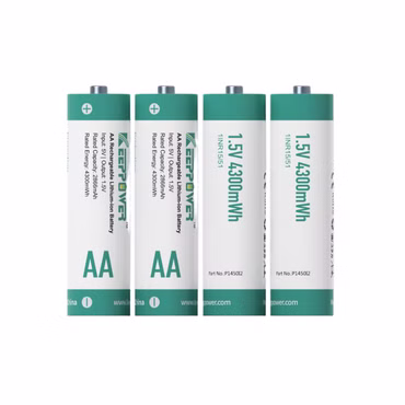 Keeppower AA P1450i2 - 1,5 V Li-Ion-Akku mit 2866 mAh und 4300mWh - 4er Set Keeppower AA P1450i2 - 1,5 V Li-Ion-Akku mit 2866 mAh und 4300mWh - 4er Set
