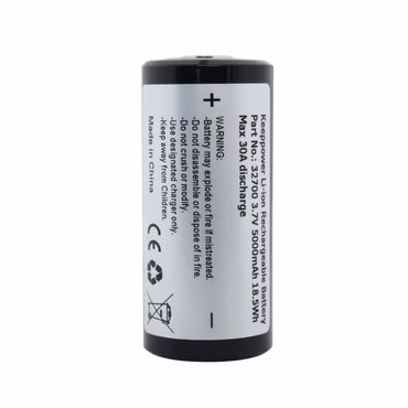Keeppower 32700 - 5000mAh - 3,6V - max. 30A ohne PCB für SOFIRN IF30 Keeppower 32700 - 5000mAh - 3,6V - max. 30A ohne PCB für SOFIRN IF30