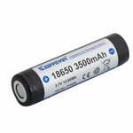 Keeppower 18650 - 3500mAh 3,6V - 3,7V Li-Ion-Akku geschützt (Pluspol flach)
