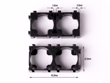 Abstandshalter für zwei Zellen 21 mm Durchmesser Abstandshalter für zwei Zellen 21 mm Durchmesser