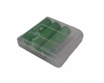 Plastikbox für 4x 14500 transparent (für Akkus mit PCB geeignet) Plastikbox für 4x 14500 transparent (für Akkus mit PCB geeignet)