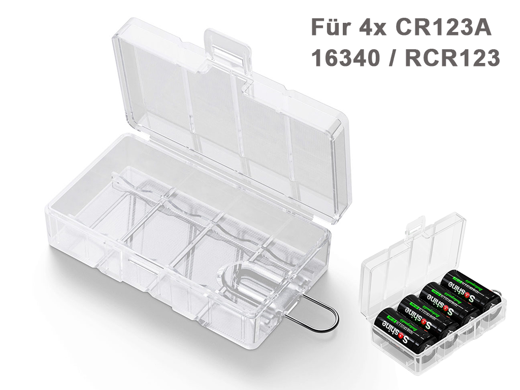 2 STÜCKE CR123A 16340 LIR123A Batteriehalter 3V Aufbewahrungsbox für Elektr9240
