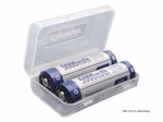 Keeppower Box für 2x 20700 oder 21700 Akkus bis 77mm Länge (transparent) M4