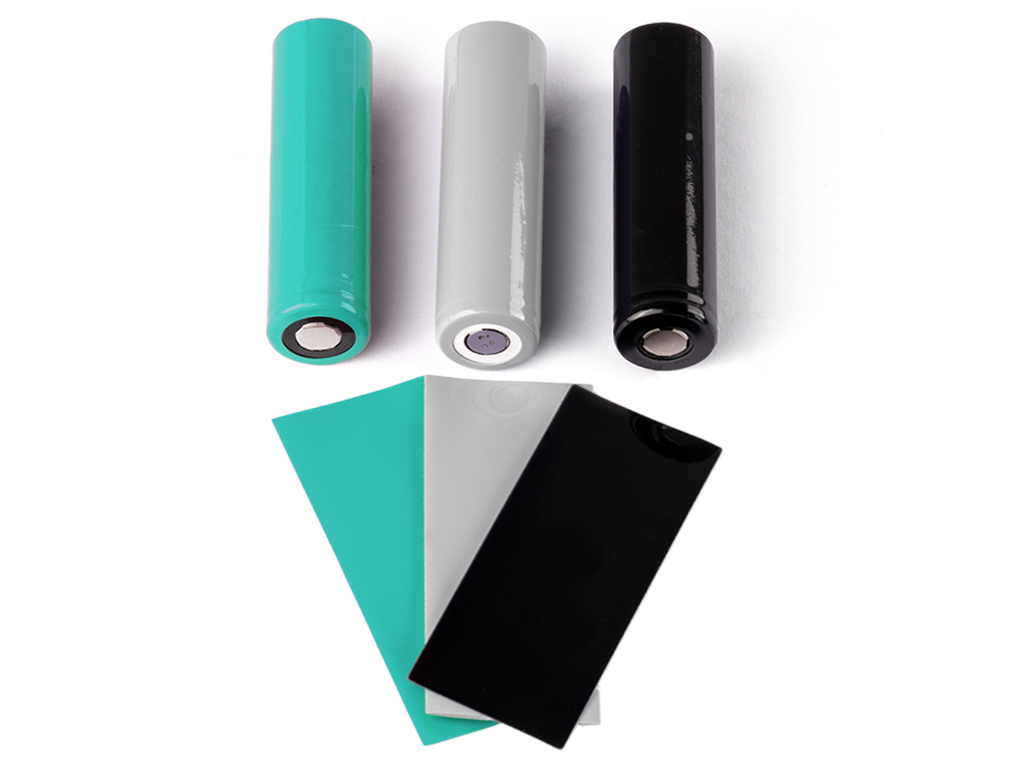 Tube Thermorétractable PVC 70mm, Vert, Pour Batterie 18650, Longueur 85mm, Lot De 4