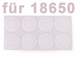 HPVC Isolierscheiben ø17 mm für 18650 Zellen
