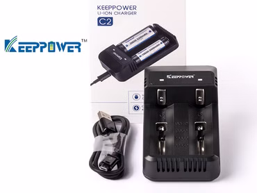 KeepPower C2 Ladegerät für Lithium-Ionen-Akkus KeepPower C2 Ladegerät für Lithium-Ionen-Akkus
